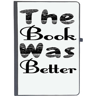                       UDNAG Ruled Notebook Diary 'Book | the book was better,', [A5 80Pages 80GSM]                                              