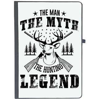                       UDNAG Ruled Notebook Diary 'Hunter | The man', [A5 80Pages 80GSM]                                              