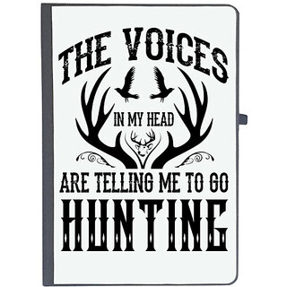                       UDNAG Ruled Notebook Diary 'Hunter | The voices', [A5 80Pages 80GSM]                                              
