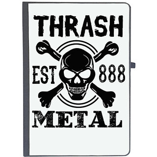                       UDNAG Ruled Notebook Diary 'Death | Thrash metal', [A5 80Pages 80GSM]                                              
