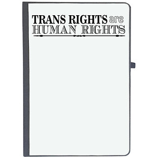                       UDNAG Ruled Notebook Diary 'Human Rights | trans rights are', [A5 80Pages 80GSM]                                              