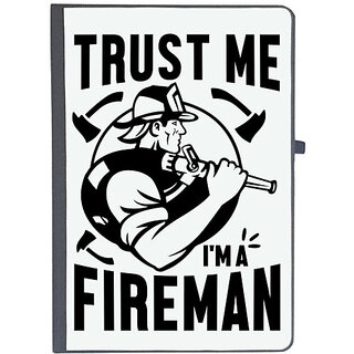                       UDNAG Ruled Notebook Diary 'Fireman | Trust me 2', [A5 80Pages 80GSM]                                              