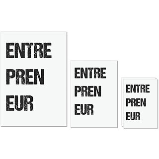 UDNAG Untearable Waterproof Stickers 155GSM 'Entrepreneur | ENTRE PREN EUR' A4 x 1pc, A5 x 1pc & A6 x 2pc UDNAG Untearable Waterproof Stickers 155GSM 'Entrepreneur | ENTRE PREN EUR' A4 x 1pc, A5 x 1pc & A6 x 2pc