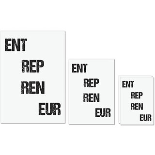 UDNAG Untearable Waterproof Stickers 155GSM 'Entrepreneur | ENT REP REN EUR' A4 x 1pc, A5 x 1pc & A6 x 2pc UDNAG Untearable Waterproof Stickers 155GSM 'Entrepreneur | ENT REP REN EUR' A4 x 1pc, A5 x 1pc & A6 x 2pc