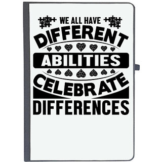                       UDNAG Ruled Notebook Diary 'Abilities | We all have', [A5 80Pages 80GSM]                                              
