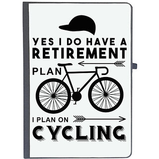                       UDNAG Ruled Notebook Diary 'Cycling | YES I DO HAVE A', [A5 80Pages 80GSM]                                              