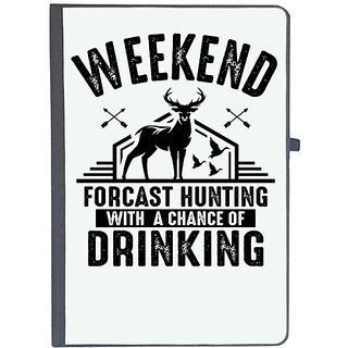                       UDNAG Ruled Notebook Diary 'hunter | Weekend', [A5 80Pages 80GSM]                                              
