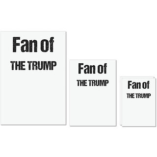UDNAG Untearable Waterproof Stickers 155GSM 'Tha Trump | Fan of the Trump' A4 x 1pc, A5 x 1pc & A6 x 2pc UDNAG Untearable Waterproof Stickers 155GSM 'Tha Trump | Fan of the Trump' A4 x 1pc, A5 x 1pc & A6 x 2pc