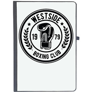                       UDNAG Ruled Notebook Diary 'Boxing | Westside Boxing', [A5 80Pages 80GSM]                                              
