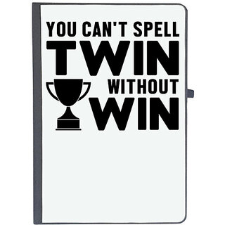                       UDNAG Ruled Notebook Diary 'Twin | You can't', [A5 80Pages 80GSM]                                              