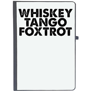                       UDNAG Ruled Notebook Diary 'Whiskey | whiskey tango', [A5 80Pages 80GSM]                                              