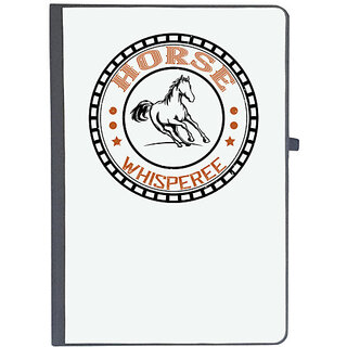                       UDNAG Ruled Notebook Diary 'Horse | horse whisperee', [A5 80Pages 80GSM]                                              