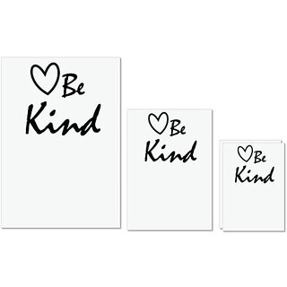 UDNAG Untearable Waterproof Stickers 155GSM 'Heart | Heart be Kind' A4 x 1pc, A5 x 1pc & A6 x 2pc UDNAG Untearable Waterproof Stickers 155GSM 'Heart | Heart be Kind' A4 x 1pc, A5 x 1pc & A6 x 2pc