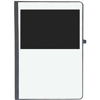                       UDNAG Ruled Notebook Diary '| Black Background', [A5 80Pages 80GSM]                                              