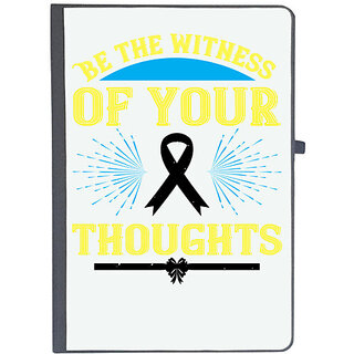                       UDNAG Ruled Notebook Diary 'Witness, Laywer | Be the witness of your thoughts', [A5 80Pages 80GSM]                                              