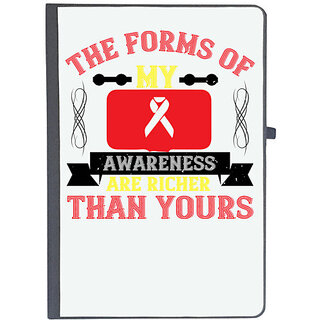                       UDNAG Ruled Notebook Diary 'Awareness | The forms of my awareness are richer than yours', [A5 80Pages 80GSM]                                              