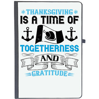                       UDNAG Ruled Notebook Diary 'Thanksgiving Day | Thanksgiving is a time of togetherness and gratitude', [A5 80Pages 80GSM]                                              