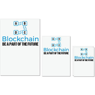 UDNAG Untearable Waterproof Stickers 155GSM 'Blockchain | ABCD Be a part of Future' A4 x 1pc, A5 x 1pc & A6 x 2pc UDNAG Untearable Waterproof Stickers 155GSM 'Blockchain | ABCD Be a part of Future' A4 x 1pc, A5 x 1pc & A6 x 2pc