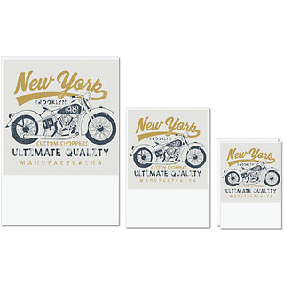                       UDNAG Untearable Waterproof Stickers 155GSM 'Motorcycle | Ultimate quality manufacturing' A4 x 1pc, A5 x 1pc & A6 x 2pc                                              