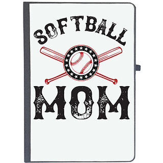                       UDNAG Ruled Notebook Diary 'Mother, Softball | softball mom copy', [A5 80Pages 80GSM]                                              