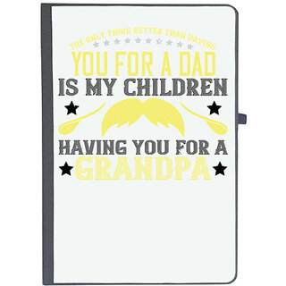                       UDNAG Ruled Notebook Diary 'Father | The only thing better', [A5 80Pages 80GSM]                                              