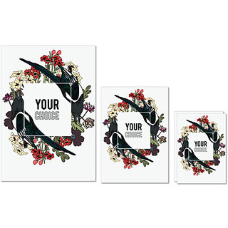 UDNAG Untearable Waterproof Stickers 155GSM 'Flower birds your choice' A4 x 1pc, A5 x 1pc & A6 x 2pc UDNAG Untearable Waterproof Stickers 155GSM 'Flower birds your choice' A4 x 1pc, A5 x 1pc & A6 x 2pc