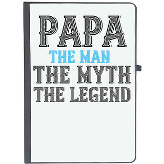                       UDNAG Ruled Notebook Diary 'Father Legend | papa the man the myth the legend', [A5 80Pages 80GSM]                                              