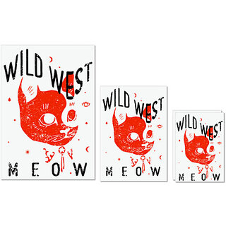 UDNAG Untearable Waterproof Stickers 155GSM 'wild west | wild west meow' A4 x 1pc, A5 x 1pc & A6 x 2pc UDNAG Untearable Waterproof Stickers 155GSM 'wild west | wild west meow' A4 x 1pc, A5 x 1pc & A6 x 2pc