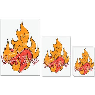 UDNAG Untearable Waterproof Stickers 155GSM 'Hot Girl gang' A4 x 1pc, A5 x 1pc & A6 x 2pc UDNAG Untearable Waterproof Stickers 155GSM 'Hot Girl gang' A4 x 1pc, A5 x 1pc & A6 x 2pc