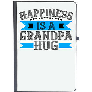                       UDNAG Ruled Notebook Diary 'Grand Father | Happiness is a grandpa hug', [A5 80Pages 80GSM]                                              