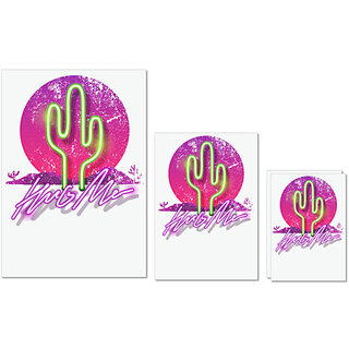 UDNAG Untearable Waterproof Stickers 155GSM 'Hug me and cactus' A4 x 1pc, A5 x 1pc & A6 x 2pc UDNAG Untearable Waterproof Stickers 155GSM 'Hug me and cactus' A4 x 1pc, A5 x 1pc & A6 x 2pc