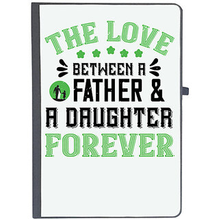                       UDNAG Ruled Notebook Diary 'Father Daughter | the love between father & adoughter', [A5 80Pages 80GSM]                                              