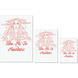 UDNAG Untearable Waterproof Stickers 155GSM 'Adventure | Take me to the mountain' A4 x 1pc, A5 x 1pc & A6 x 2pc UDNAG Untearable Waterproof Stickers 155GSM 'Adventure | Take me to the mountain' A4 x 1pc, A5 x 1pc & A6 x 2pc