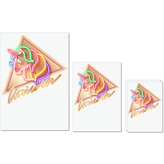 UDNAG Untearable Waterproof Stickers 155GSM 'Unicorn' A4 x 1pc, A5 x 1pc & A6 x 2pc UDNAG Untearable Waterproof Stickers 155GSM 'Unicorn' A4 x 1pc, A5 x 1pc & A6 x 2pc