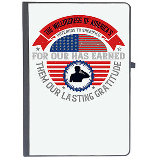                       UDNAG Ruled Notebook Diary 'Fireman Firefighter | The willingness of america's', [A5 80Pages 80GSM]                                              