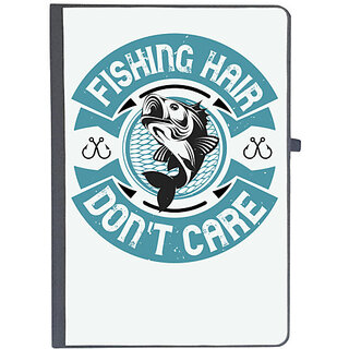                       UDNAG Ruled Notebook Diary 'Fishing | FISHING HAIR', [A5 80Pages 80GSM]                                              