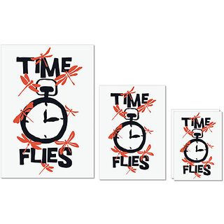 UDNAG Untearable Waterproof Stickers 155GSM 'Fun time | Time Flies' A4 x 1pc, A5 x 1pc & A6 x 2pc UDNAG Untearable Waterproof Stickers 155GSM 'Fun time | Time Flies' A4 x 1pc, A5 x 1pc & A6 x 2pc