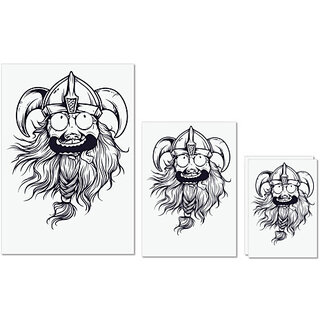 UDNAG Untearable Waterproof Stickers 155GSM 'Viking | Death' A4 x 1pc, A5 x 1pc & A6 x 2pc UDNAG Untearable Waterproof Stickers 155GSM 'Viking | Death' A4 x 1pc, A5 x 1pc & A6 x 2pc