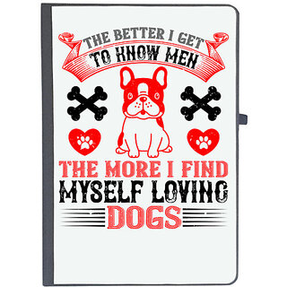                       UDNAG Ruled Notebook Diary 'Dog | loving dogs', [A5 80Pages 80GSM]                                              