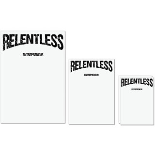 UDNAG Untearable Waterproof Stickers 155GSM 'Entrepreneur | Relentless Entrepreneur' A4 x 1pc, A5 x 1pc & A6 x 2pc UDNAG Untearable Waterproof Stickers 155GSM 'Entrepreneur | Relentless Entrepreneur' A4 x 1pc, A5 x 1pc & A6 x 2pc