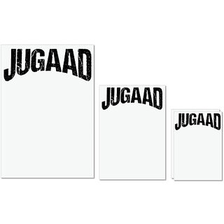 UDNAG Untearable Waterproof Stickers 155GSM 'Jugaad' A4 x 1pc, A5 x 1pc & A6 x 2pc UDNAG Untearable Waterproof Stickers 155GSM 'Jugaad' A4 x 1pc, A5 x 1pc & A6 x 2pc