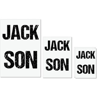                       UDNAG Untearable Waterproof Stickers 155GSM 'Jack Son' A4 x 1pc, A5 x 1pc & A6 x 2pc                                              