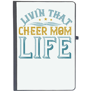                       UDNAG Ruled Notebook Diary 'Mother | Livin that cheer mom life', [A5 80Pages 80GSM]                                              