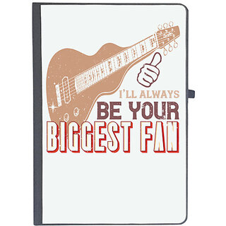                       UDNAG Ruled Notebook Diary 'Music Guitar | I'll always be your biggest fan', [A5 80Pages 80GSM]                                              