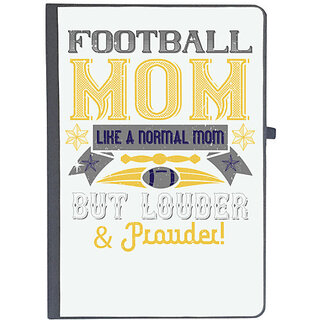                       UDNAG Ruled Notebook Diary 'Mother | Football mom like a normal mom', [A5 80Pages 80GSM]                                              