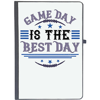                       UDNAG Ruled Notebook Diary 'Game day | Game day is the best day', [A5 80Pages 80GSM]                                              