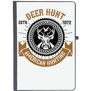                       UDNAG Ruled Notebook Diary 'Hunting | dear hunt american hunting club', [A5 80Pages 80GSM]                                              