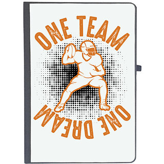                       UDNAG Ruled Notebook Diary 'Baseball | One Team', [A5 80Pages 80GSM]                                              