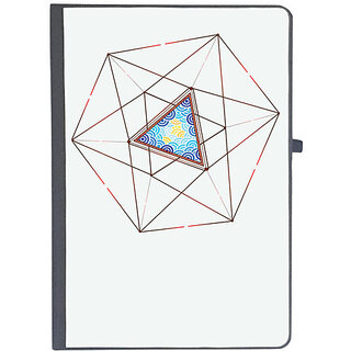                       UDNAG Ruled Notebook Diary 'Illustration | Hexagonal Art', [A5 80Pages 80GSM]                                              