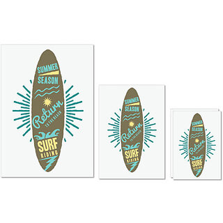 UDNAG Untearable Waterproof Stickers 155GSM 'Surf Riding' A4 x 1pc, A5 x 1pc & A6 x 2pc UDNAG Untearable Waterproof Stickers 155GSM 'Surf Riding' A4 x 1pc, A5 x 1pc & A6 x 2pc